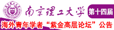 操骚逼展示南京理工大学第十四届海外青年学者紫金论坛诚邀海内外英才！